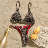 In-X Leopard brazilian bikini 2019 Thong high cut swimsuit female bathers Micro sexy bikini Push up swimwear women bathing suit