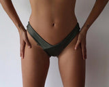 2020 Swimwear Women Briefs Bikini Bottom Brazilian Thong Swimsuit Classic Cut Bottoms Biquini Swim Short Ladies Swimsuit