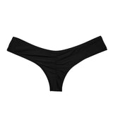 New Sexy Women Bikini Brazilian Cheeky Bottom Thong V Swimwear Swimsuit Panties Briefs Sexy Summer Triangle G-String Beach  TY66