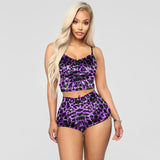2020 Sexy Two Pieces Sleepwear Bra Sets Velvet Underwear Lingerie Sets Ladies Intimates Tops And Pants Babydoll Sets Clothing